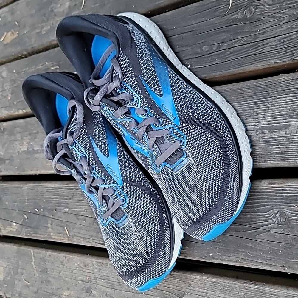Brooks Glycerin 19 Men's Running Shoes Black/Blue